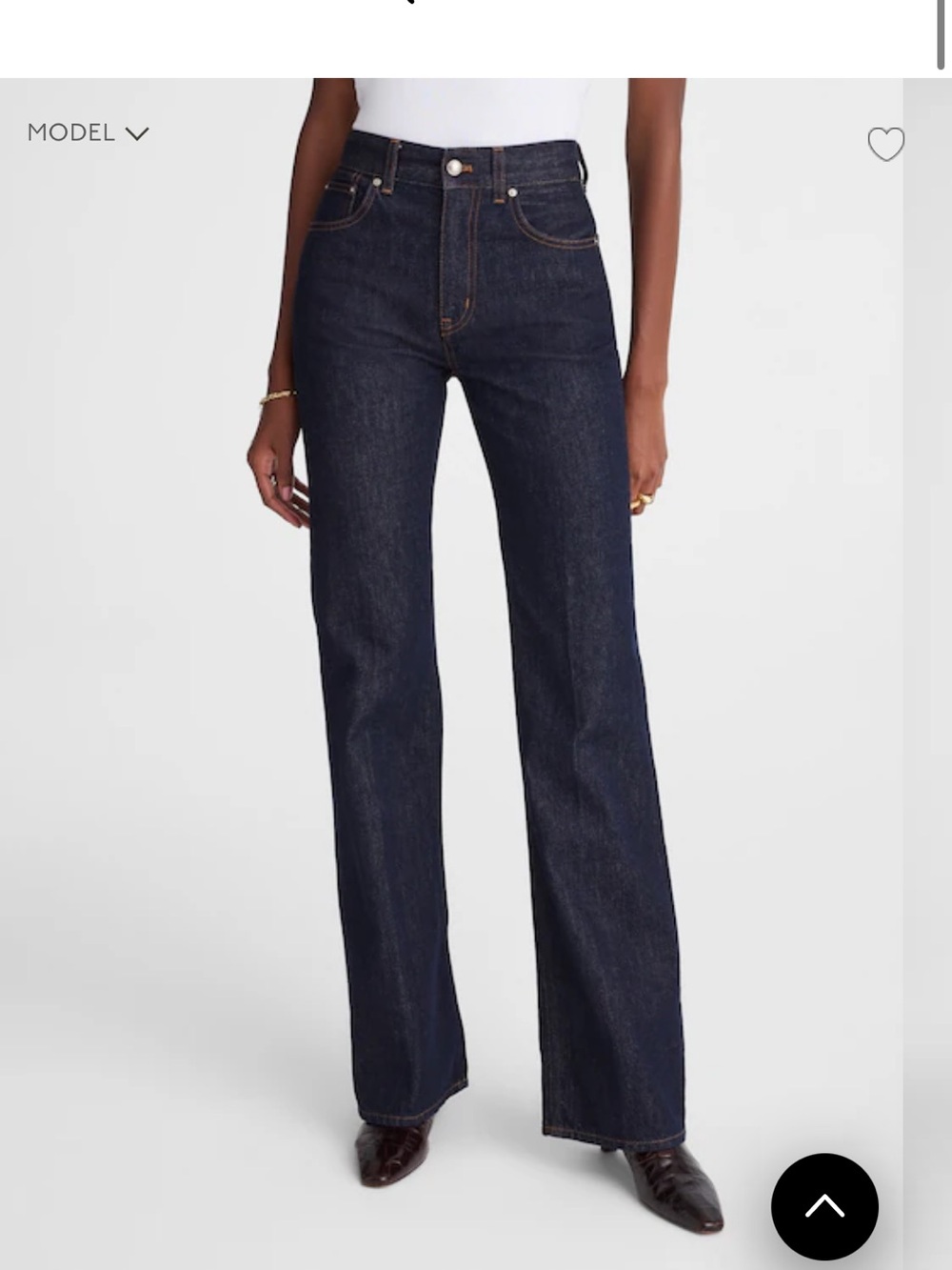 Madewell The Vintage Flare Jean Dark Indigo High Rise Denim Pants Womens 29